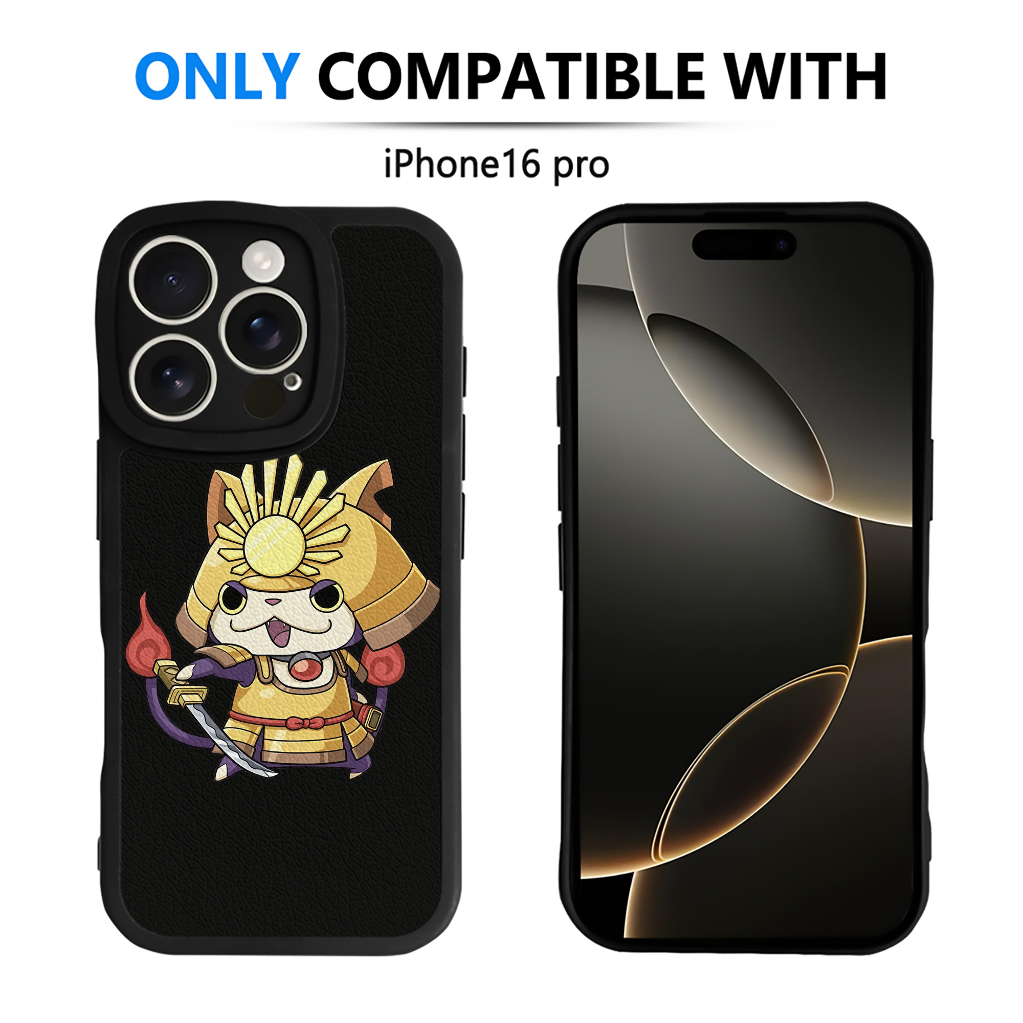 （画像用） 妖怪ウォッチ Yo-kai Watch 【iPhone 16シリーズ対応】シリコンスマホケース（レザー調） 材質：シリコン